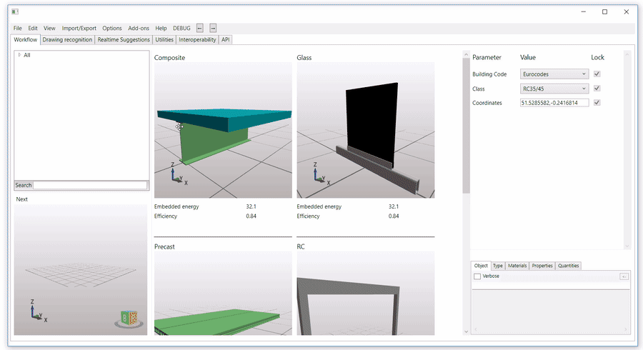 A standalone Raphos application with interactive 3D structural visualisation.
